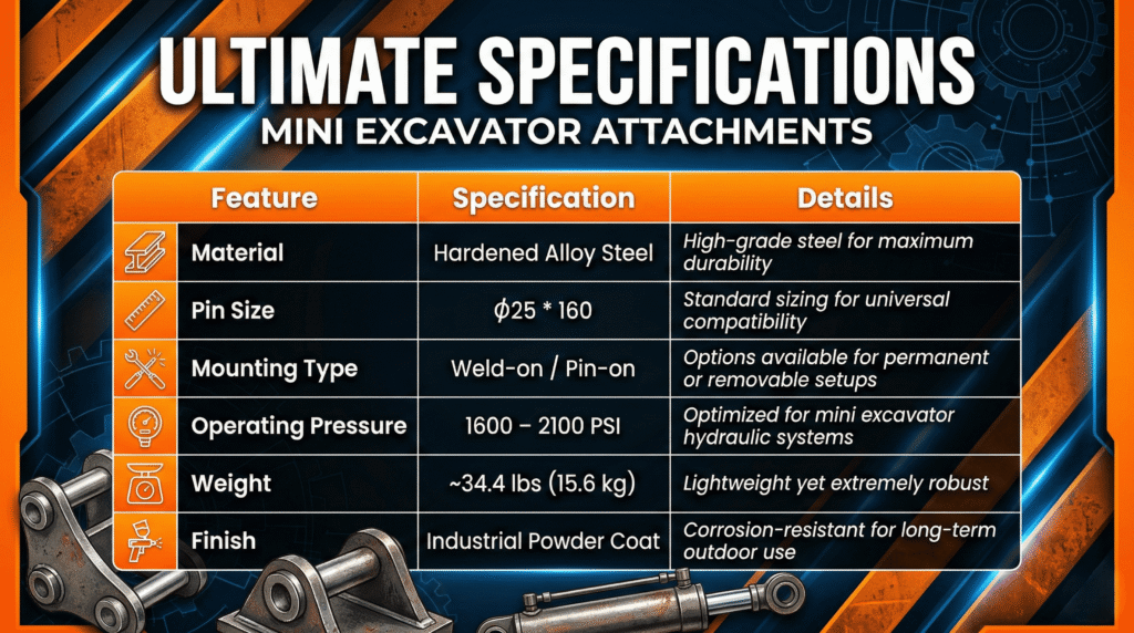 TYPHON Hydraulic Thumb enhances your excavator's efficiency! Unlock expert strategies! 1 TYPHON Hydraulic Thumb Specifications
