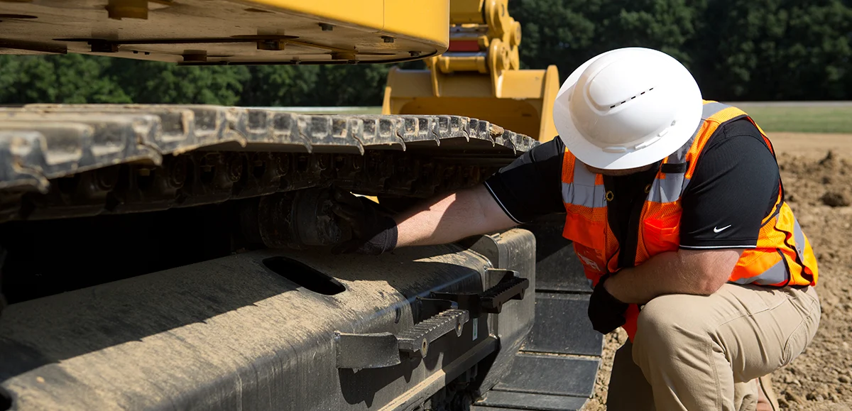 excavator maintenance