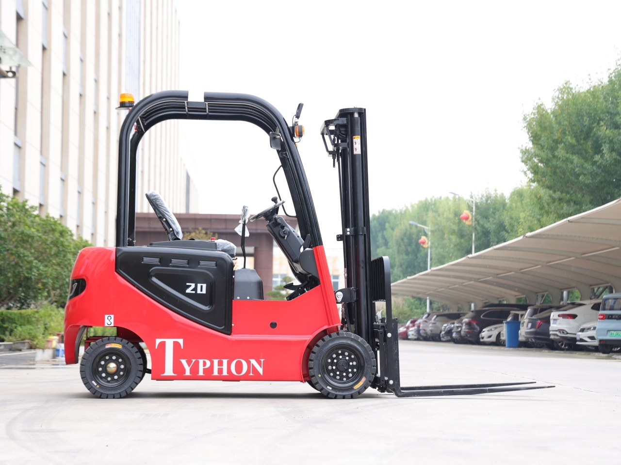 2024 TYPHON 2 Ton Rated Capacity Electric Forklift Lifter Lift Truck USA