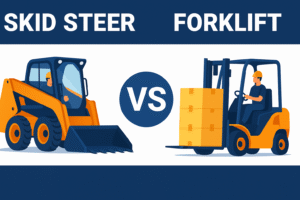 skid steer vs forklift