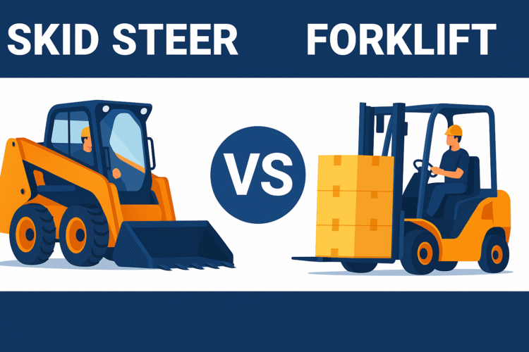 skid steer vs forklift