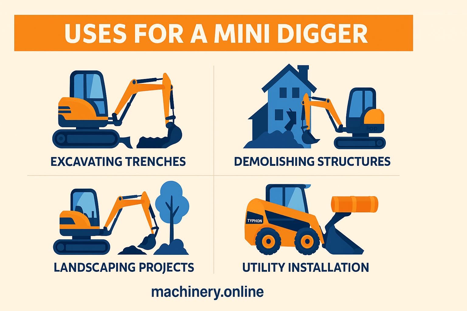 Uses for a Mini Digger