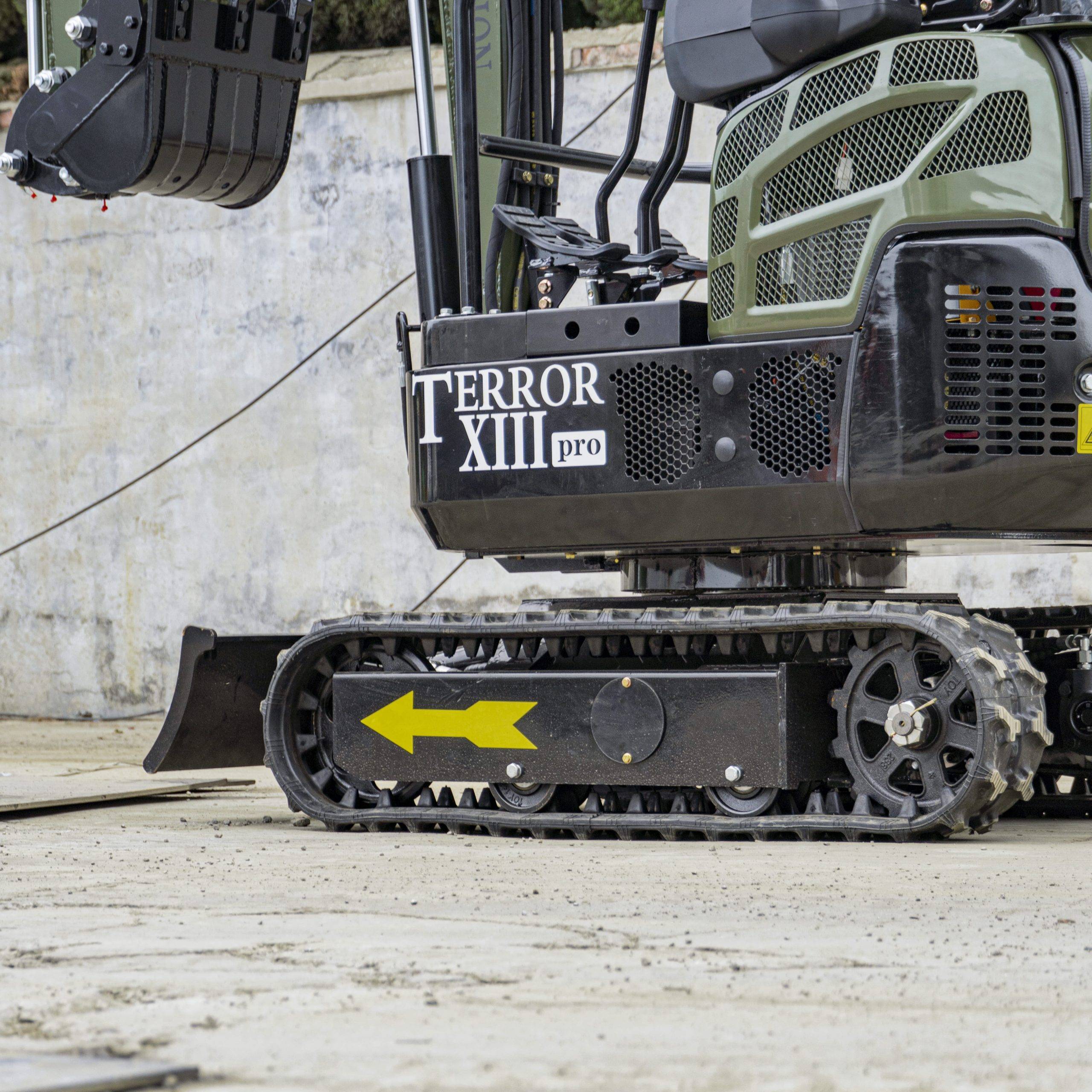 TYPHON TERROR XIII PRO STORM Mini Excavator – 1.3 Ton Trench Digger with Canopy, Hydraulic Thumb Clip, 22.1hp Honda Engine USA 23 TYPHON TERROR XIII PRO STORM Mini Excavator – 1.3 Ton Trench Digger with Canopy, Hydraulic Thumb Clip, 22.1hp Honda Engine USA - Image 23