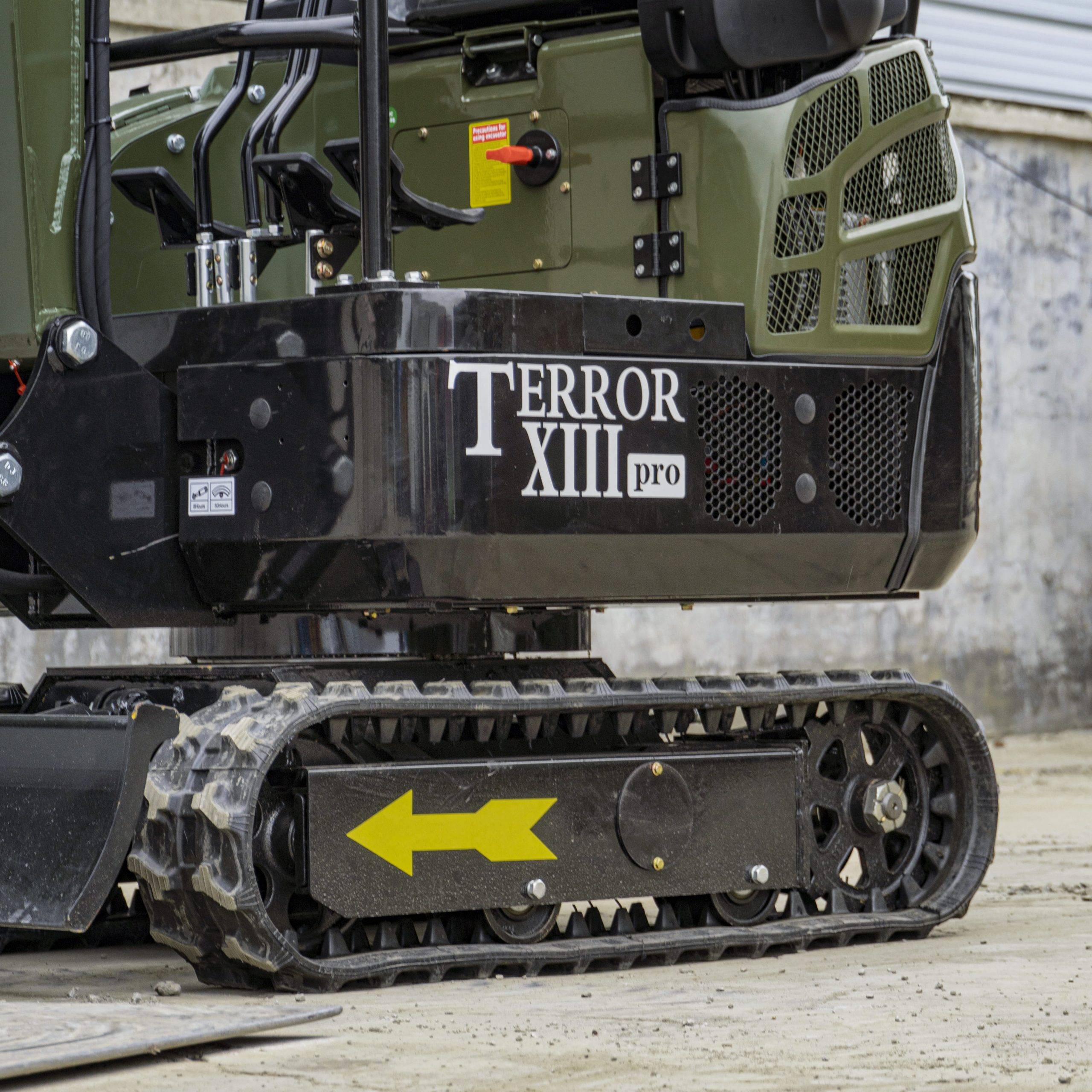 TYPHON TERROR XIII PRO STORM Mini Excavator – 1.3 Ton Trench Digger with Canopy, Hydraulic Thumb Clip, 22.1hp Honda Engine USA 25 TYPHON TERROR XIII PRO STORM Mini Excavator – 1.3 Ton Trench Digger with Canopy, Hydraulic Thumb Clip, 22.1hp Honda Engine USA - Image 25