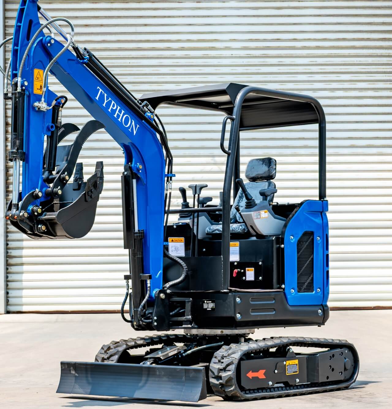 TYPHON TERROR X2 STORM Mini Excavator 2.5 Ton Diesel Kubota V1505 25HP Engine USA 3 TERROR X2 STORM Mini Excavator