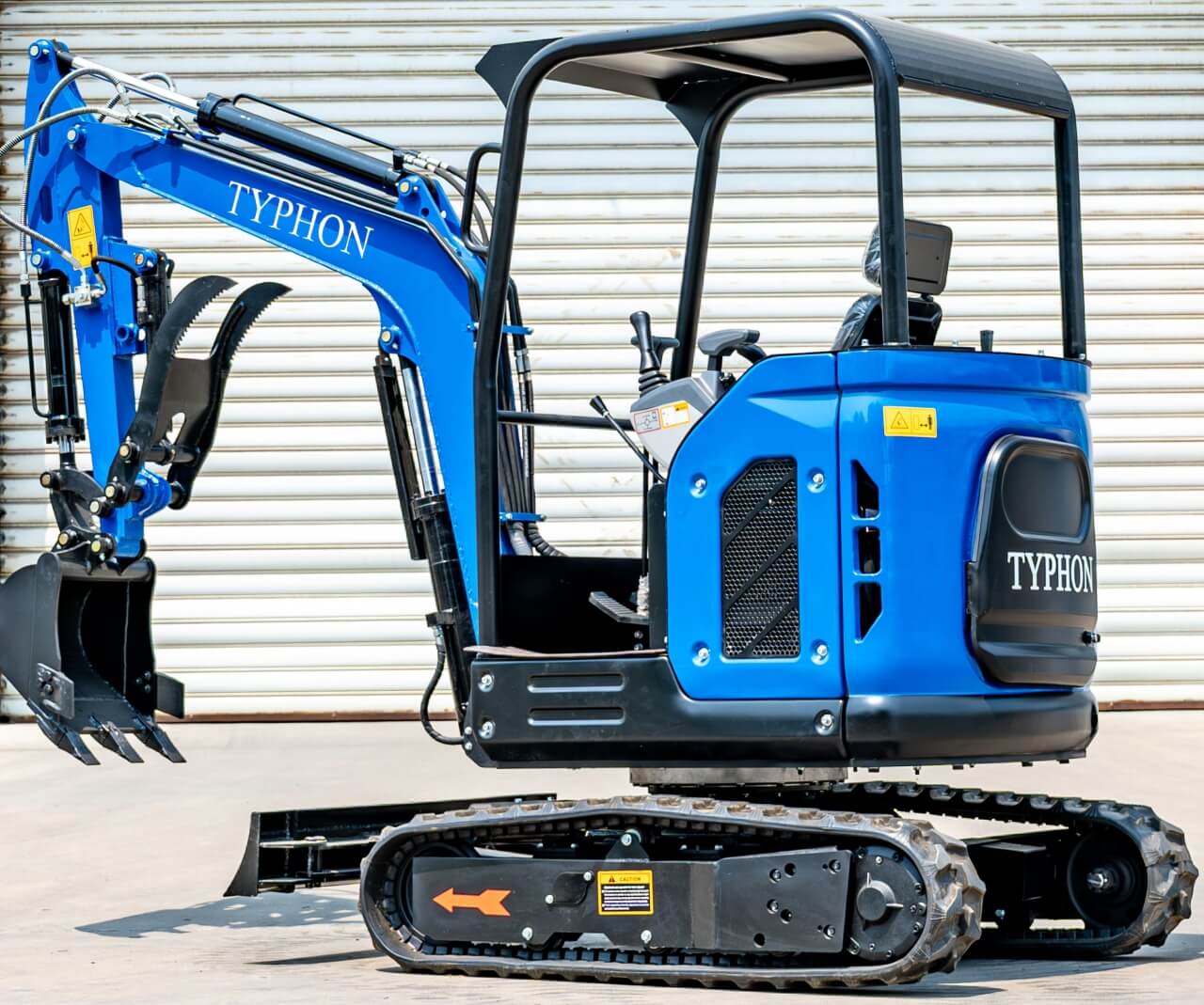 TYPHON TERROR X2 STORM Mini Excavator 2.5 Ton Diesel Kubota V1505 25HP Engine USA 7 TERROR X2 STORM Mini Excavator