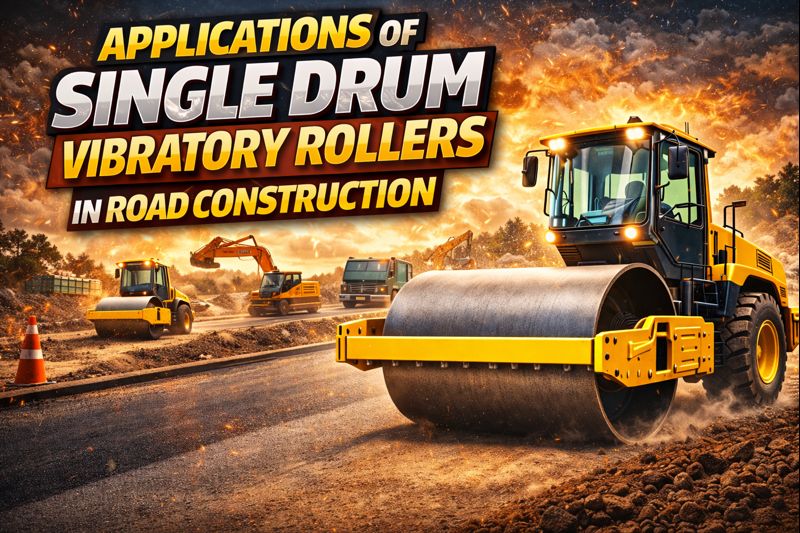 Applications​‍​‌‍​‍‌​‍​‌‍​‍‌ of Single Drum Vibratory Rollers in Road Construction