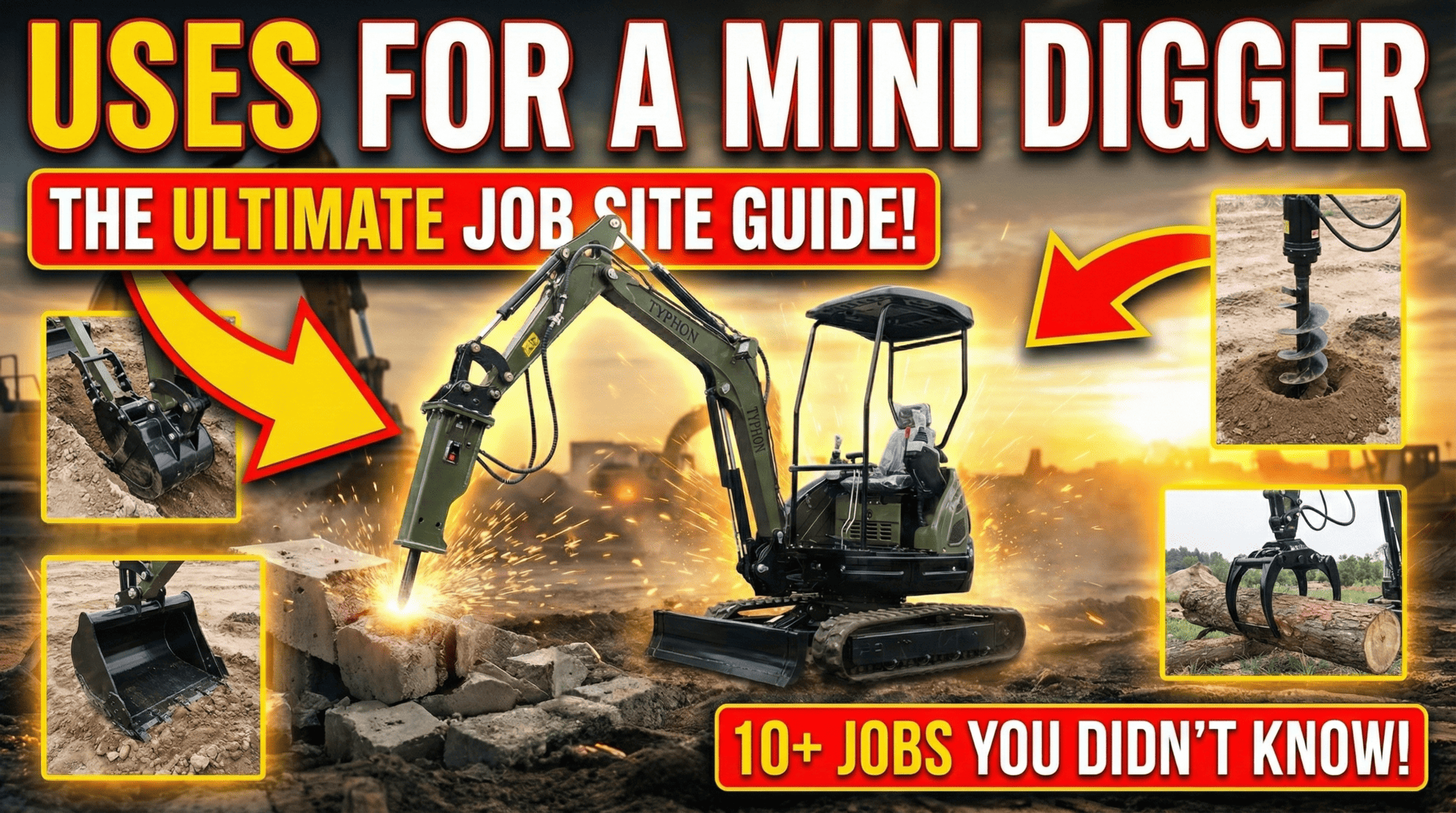 Uses for a Mini Digger: The Ultimate Job Site Guide