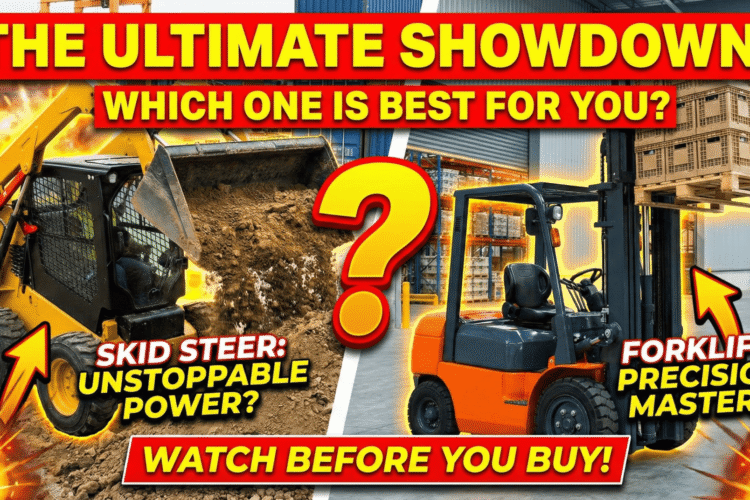 Skid Steer vs. Forklift