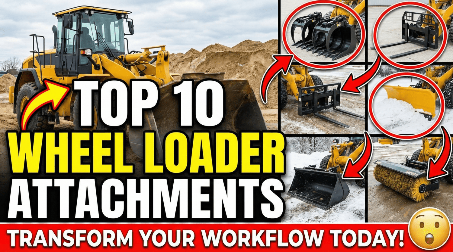 Top 10 Wheel Loader Attachments: Transform your workflow Today!
