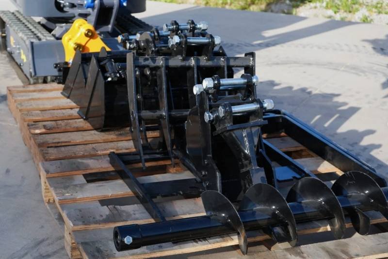 11-in-1 Mini Excavator Attachment Combo Kit All Essential Tools for Worksites image 14