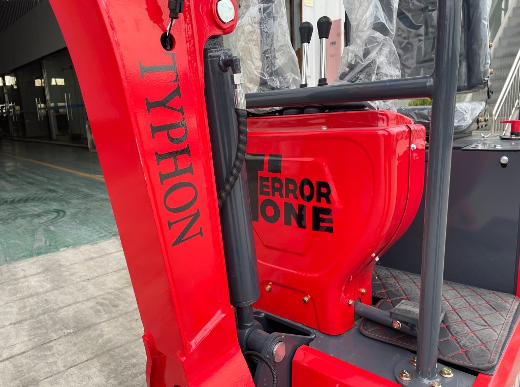 TYPHON TERROR ONE STORM 1 Ton Mini Excavator Trench Digger with Hydraulic Oil Cooler Canopy & Wide Bucket Ideal for Garden, Farm, Park & Road Work Digging, Drilling, Bull-Dozing 12 TYPHON TERROR ONE STORM 1 Ton Mini Excavator Trench Digger with Hydraulic Oil Cooler Canopy & Wide Bucket Ideal for Garden, Farm, Park & Road Work Digging, Drilling, Bull-Dozing - Image 12