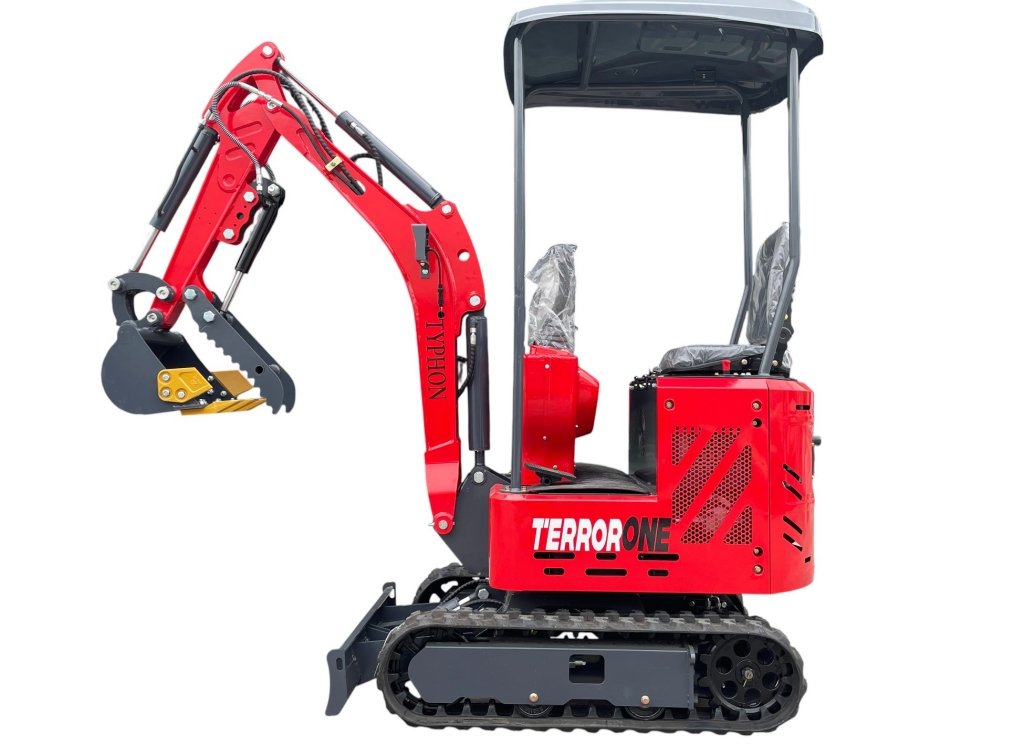 TYPHON TERROR ONE STORM 1 Ton Mini Excavator Trench Digger with Hydraulic Oil Cooler Canopy & Wide Bucket Ideal for Garden, Farm, Park & Road Work Digging, Drilling, Bull-Dozing 21 TYPHON TERROR ONE STORM 1 Ton Mini Excavator Trench Digger with Hydraulic Oil Cooler Canopy & Wide Bucket Ideal for Garden, Farm, Park & Road Work Digging, Drilling, Bull-Dozing - Image 21