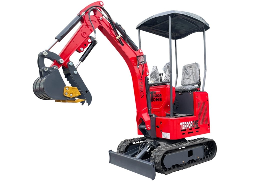 TYPHON TERROR ONE STORM 1 Ton Mini Excavator Trench Digger with Hydraulic Oil Cooler Canopy & Wide Bucket Ideal for Garden, Farm, Park & Road Work Digging, Drilling, Bull-Dozing 19 TYPHON TERROR ONE STORM 1 Ton Mini Excavator Trench Digger with Hydraulic Oil Cooler Canopy & Wide Bucket Ideal for Garden, Farm, Park & Road Work Digging, Drilling, Bull-Dozing - Image 19