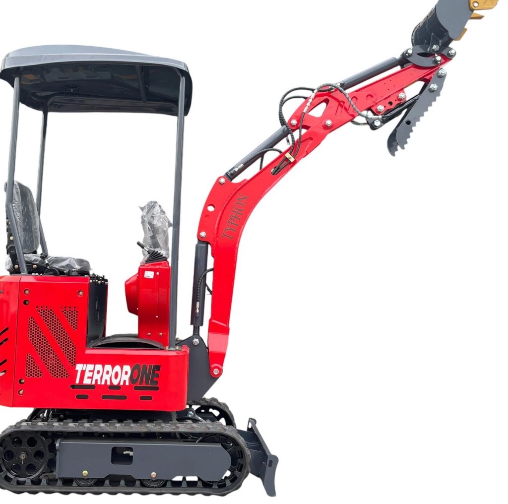 TYPHON TERROR ONE STORM 1 Ton Mini Excavator Trench Digger with Hydraulic Oil Cooler Canopy & Wide Bucket Ideal for Garden, Farm, Park & Road Work Digging, Drilling, Bull-Dozing 23 TYPHON TERROR ONE STORM 1 Ton Mini Excavator Trench Digger with Hydraulic Oil Cooler Canopy & Wide Bucket Ideal for Garden, Farm, Park & Road Work Digging, Drilling, Bull-Dozing - Image 23