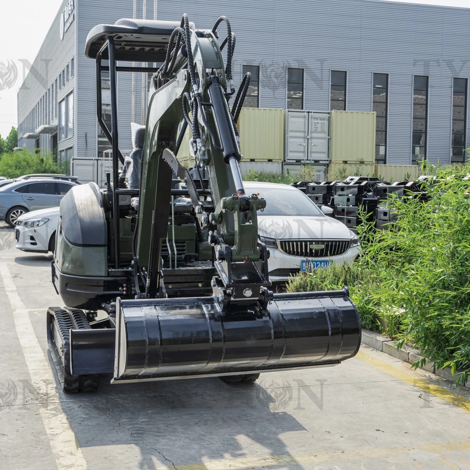 1000mm Leveling Bucket Attachment For 2-3 ton Mini Excavator Digging Bucket image 4