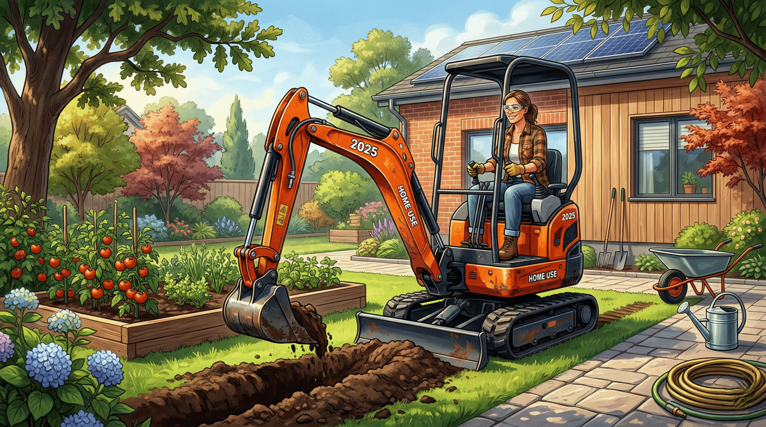 Mini Excavator for Home Use