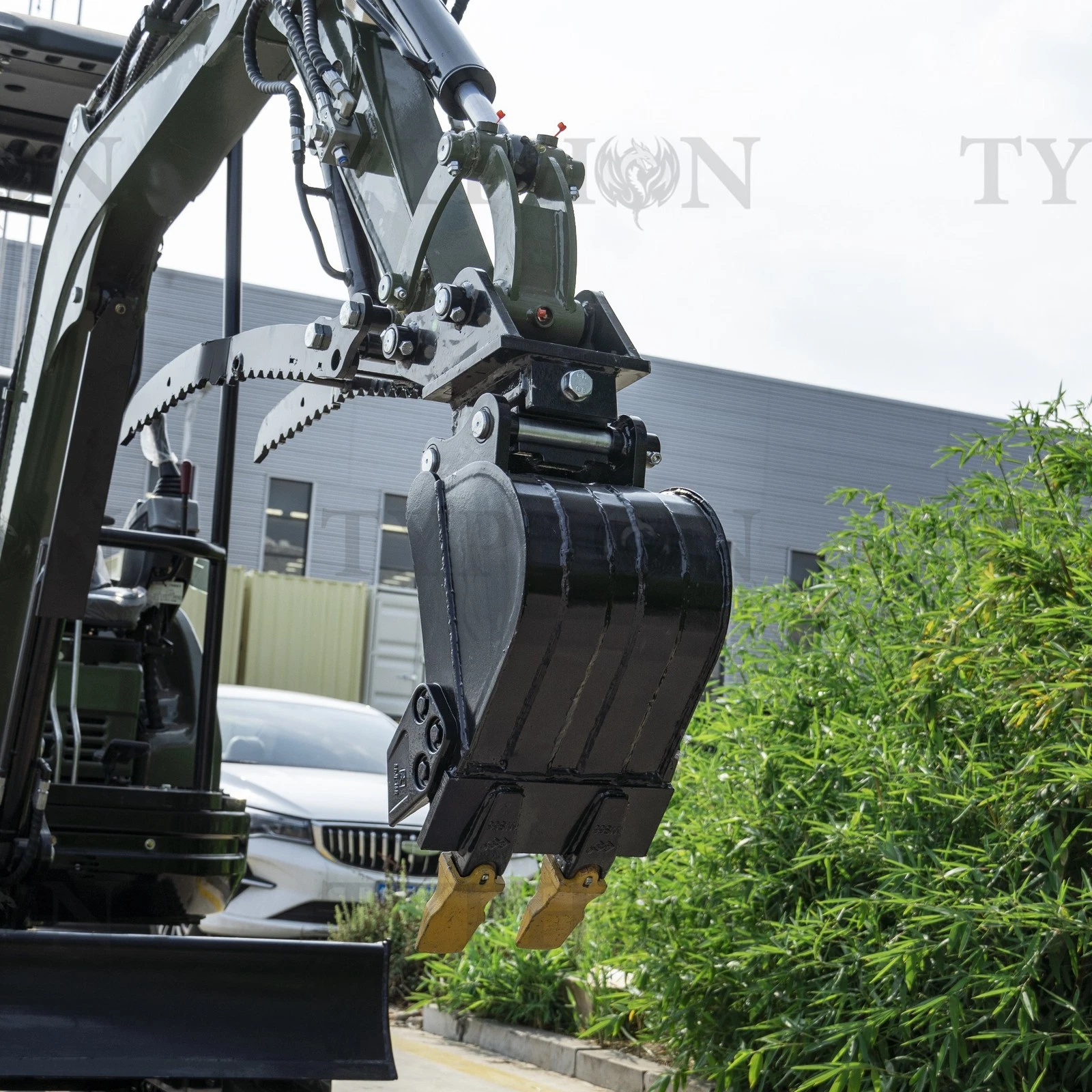 Narrow Bucket Attachment for 2-3 ton Mini Excavator Trenching Bucket 300mm