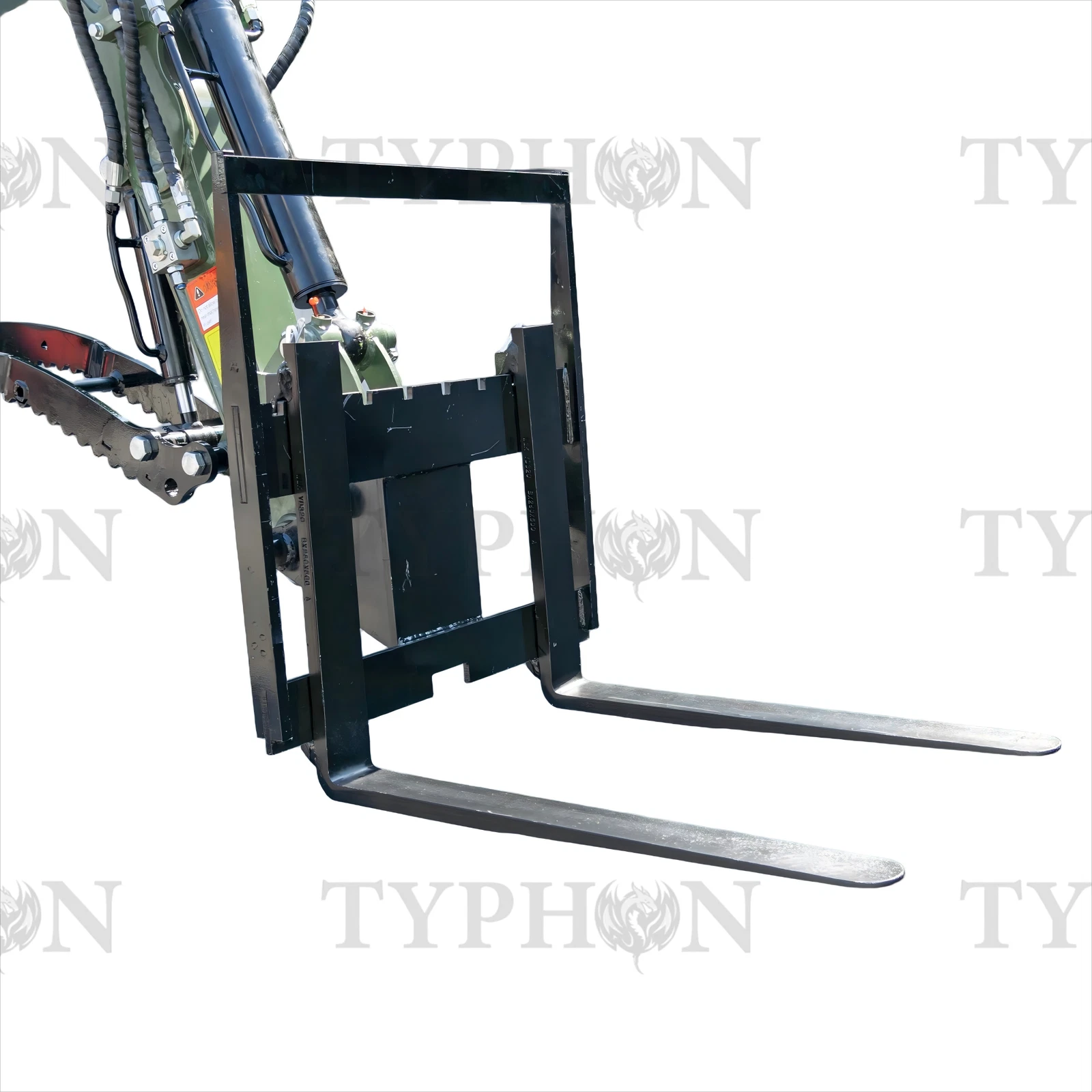 Pallet Fork Attachment for 2.5-3 ton Mini Excavator Adjustable Stabilizer Bar image 7