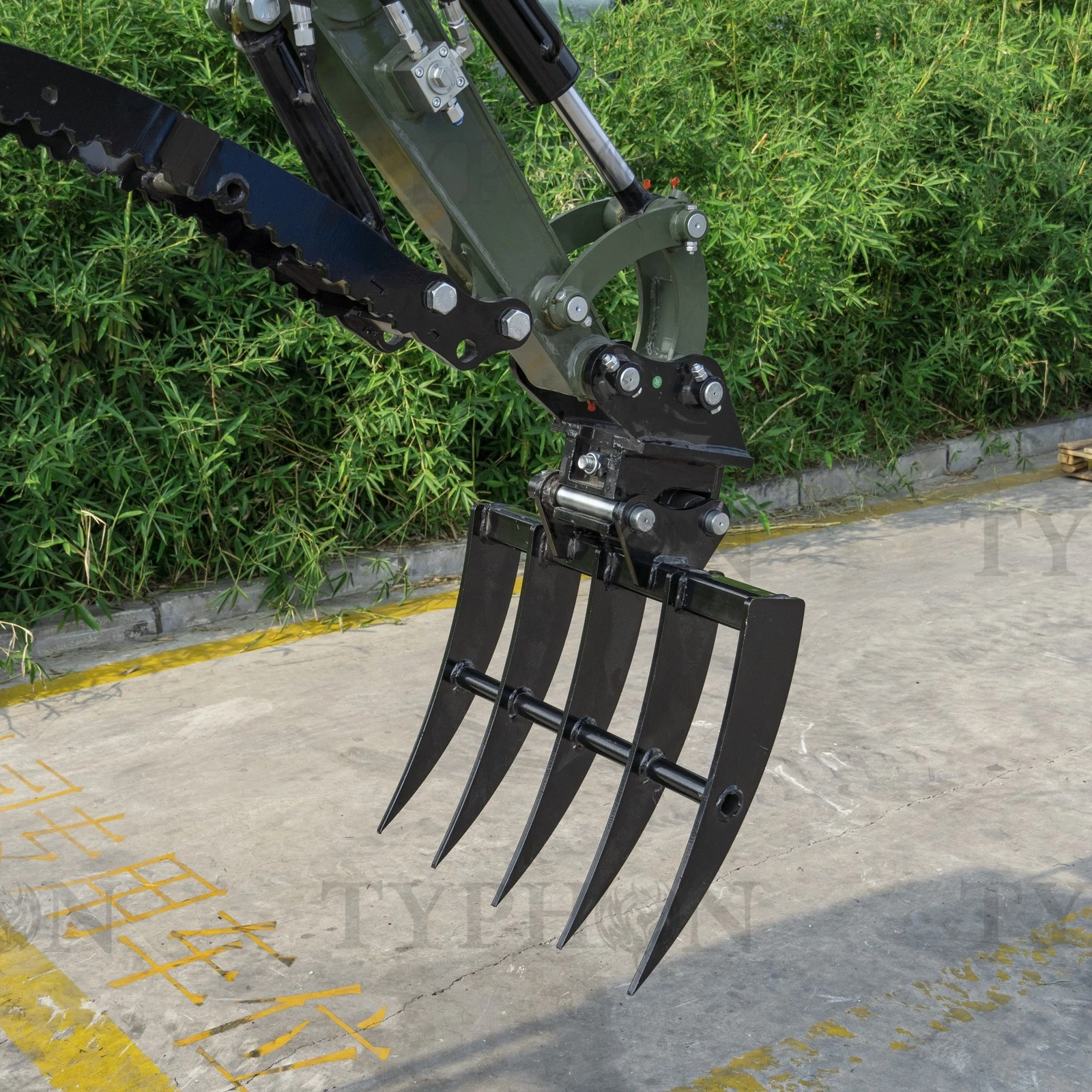 Mini Excavator Rake Compact Attachment General for 2-3 ton Small Digger image 10