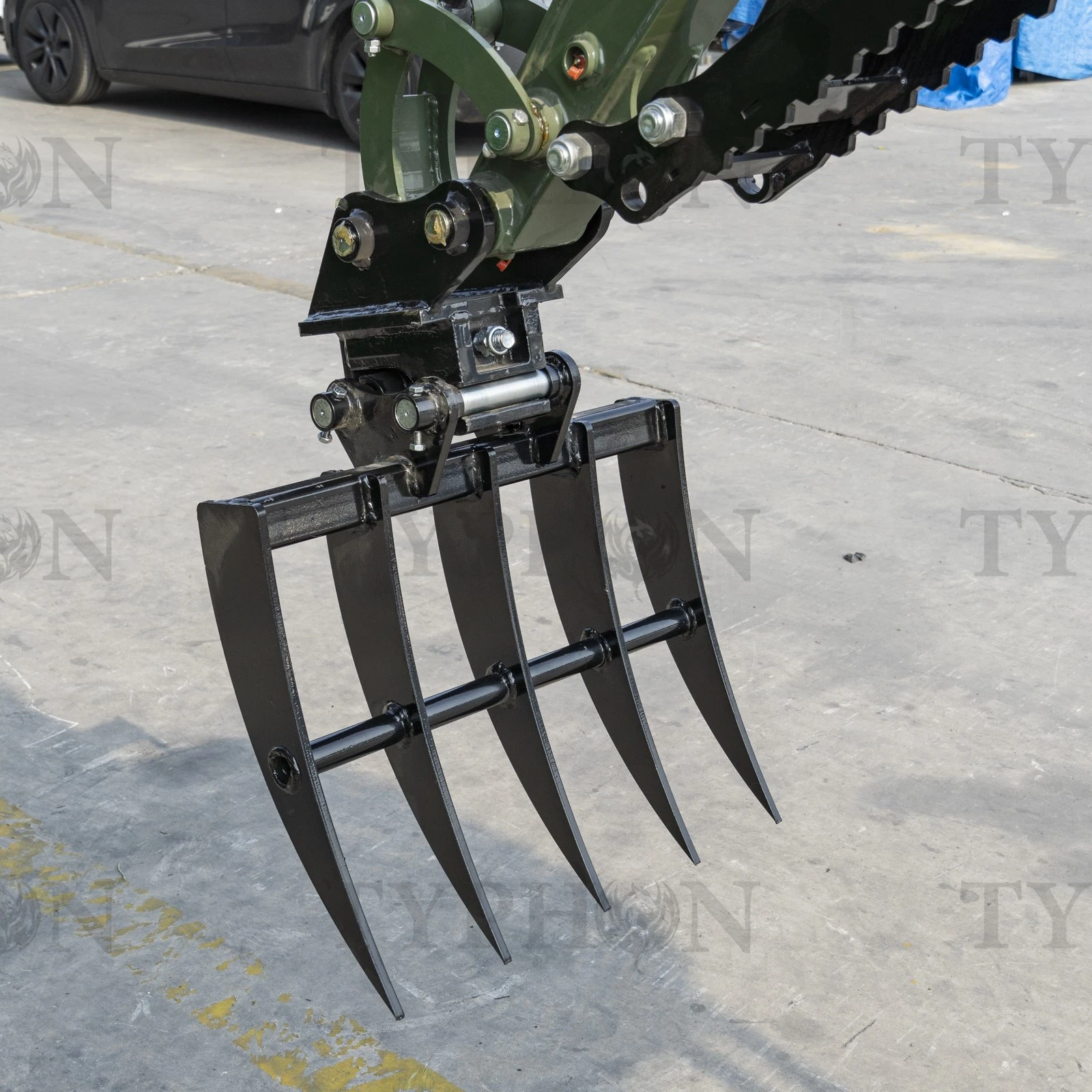 Mini Excavator Rake Compact Attachment General for 2-3 ton Small Digger image 9