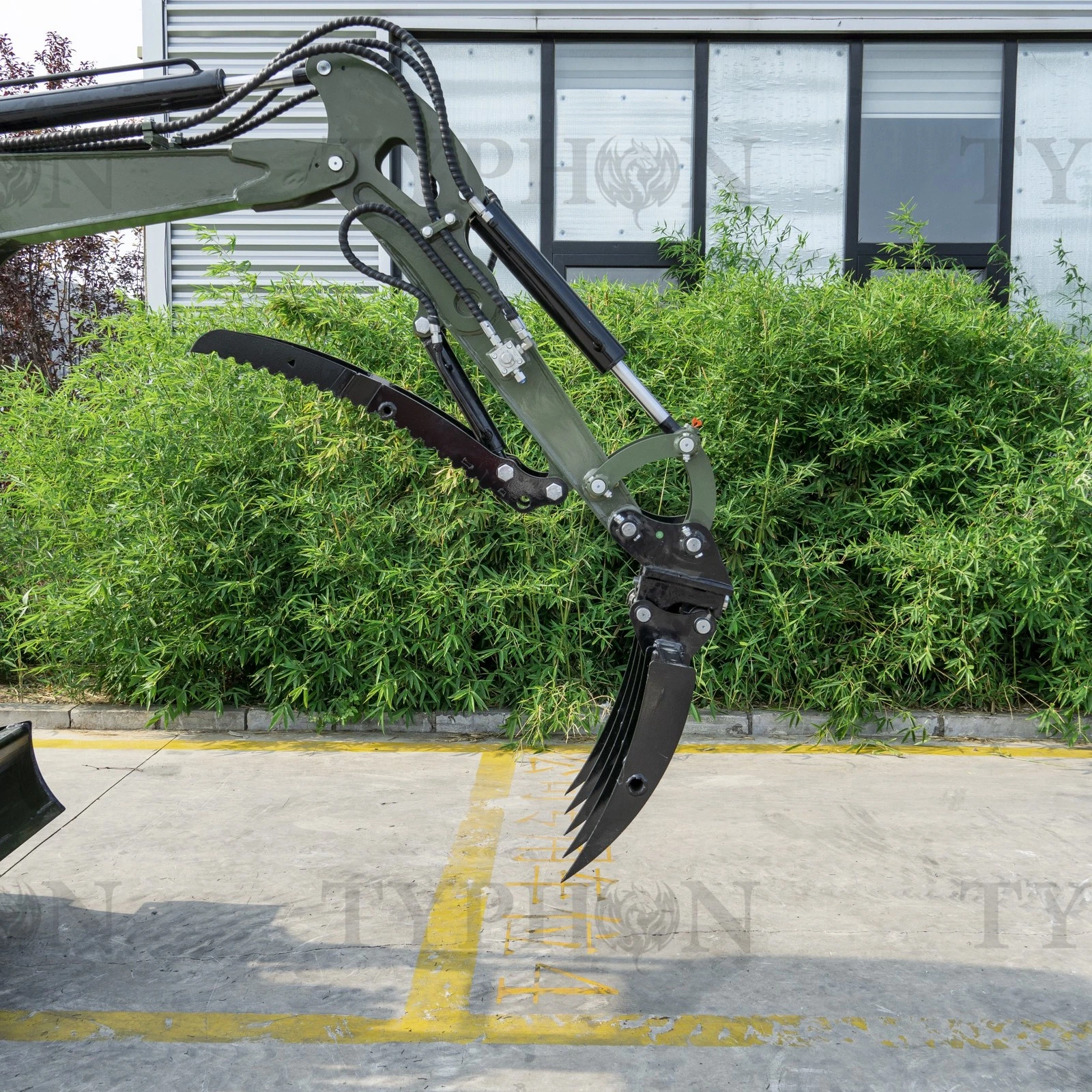 Mini Excavator Rake Compact Attachment General for 2-3 ton Small Digger image 6
