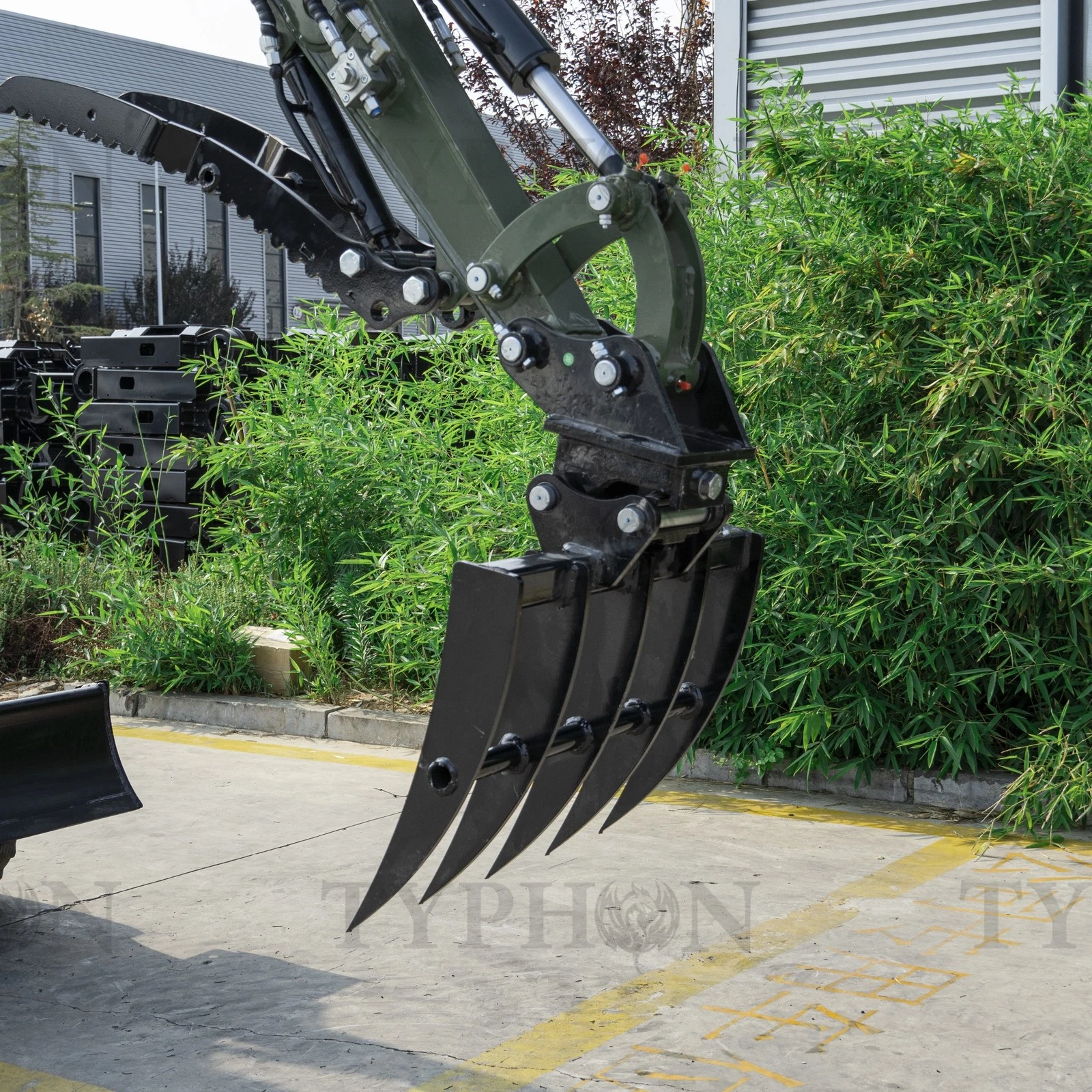 Mini Excavator Rake Compact Attachment General for 2-3 ton Small Digger image 3