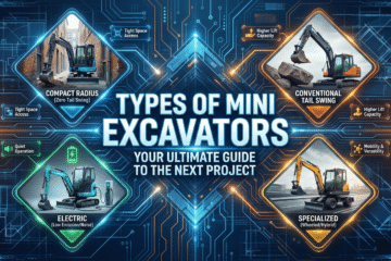 Top 7 Types of Mini Excavators: Discover the best options for your next project!