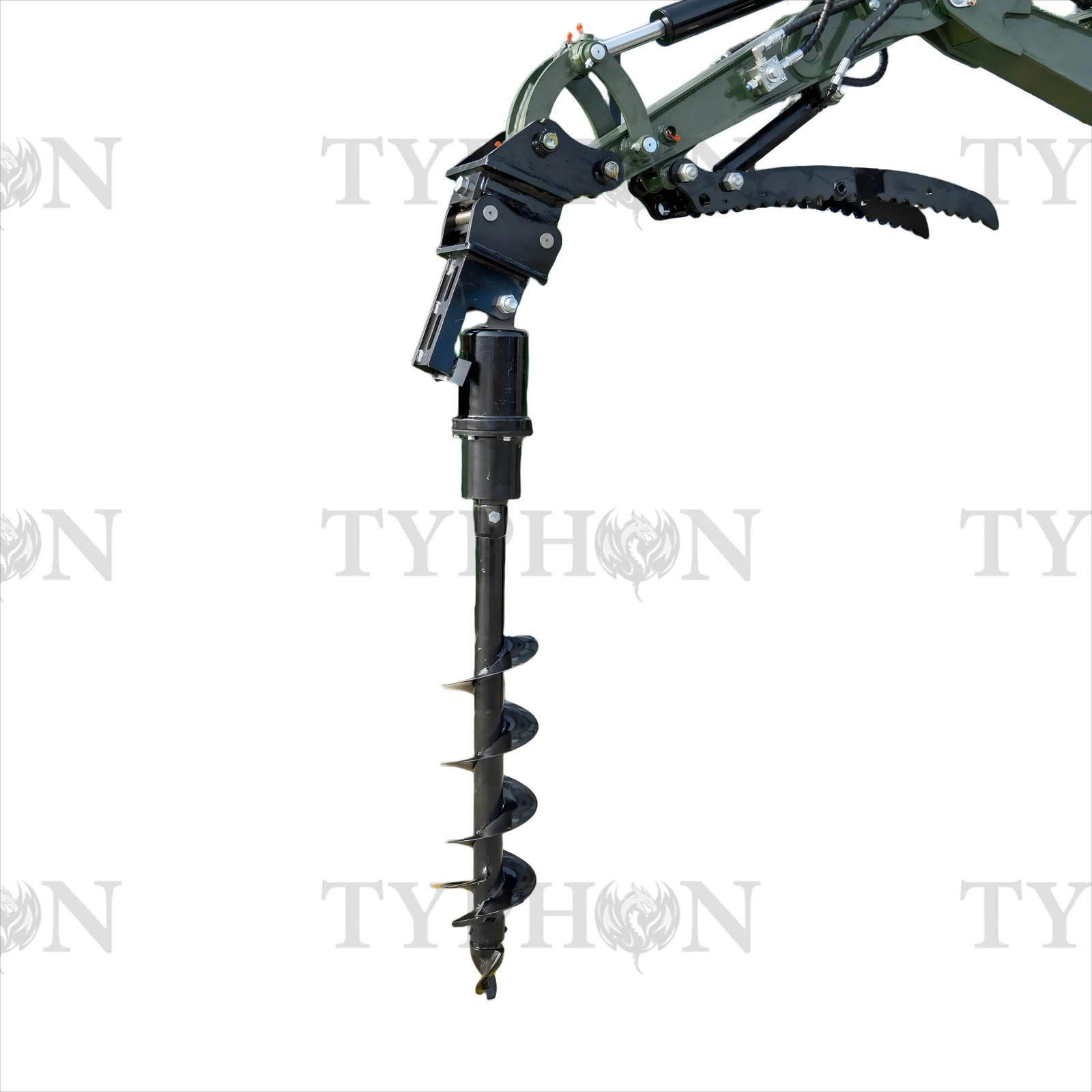 Auger Attachment For 2-3 ton Mini Excavator 7.9in Auger Bit Earth Drilling image 9
