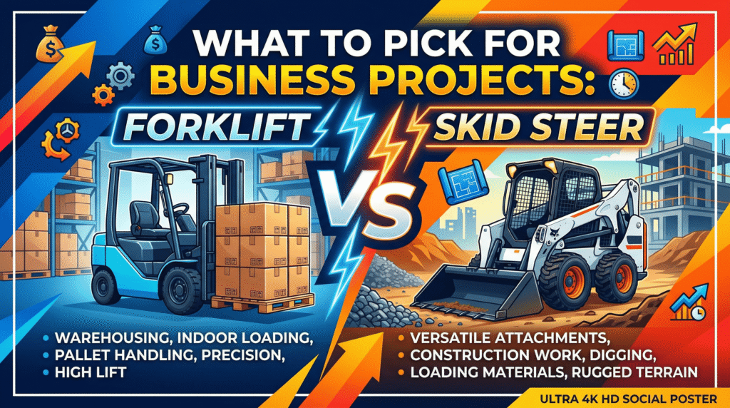 Forklift vs. Skid Steer