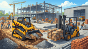 Skid Steer and Forklift: Discover the key differences between these powerful machines!