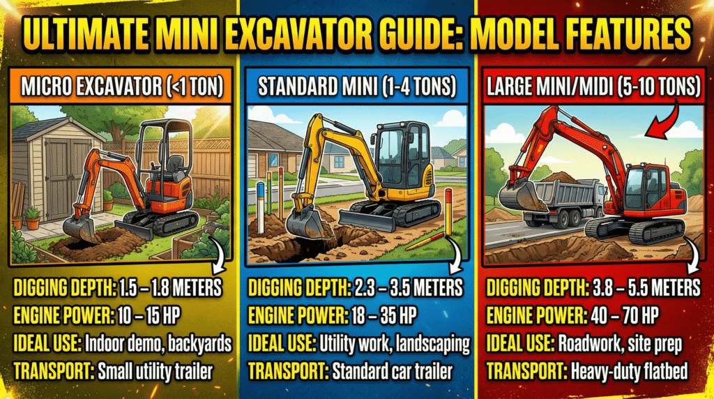 What is a mini excavator? Unlock the secrets of compact power in our 2026 guide! 1 What is a mini excavator features