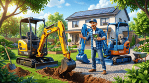 Mini Excavator for Home Use: How these versatile machines simplify landscaping and DIY projects!