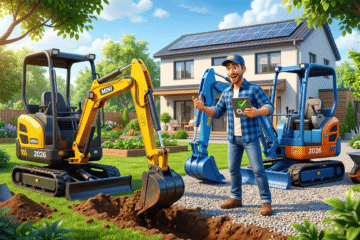 Mini Excavator for Home Use: How these versatile machines simplify landscaping and DIY projects!