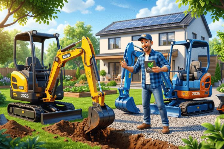 Mini Excavator for Home Use: How these versatile machines simplify landscaping and DIY projects!