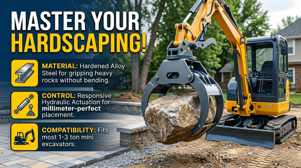 Typhon Hydraulic Thumb Uses