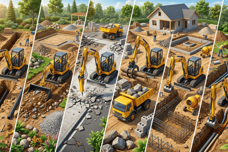 What can you do with a mini excavator? Explore creative uses today!