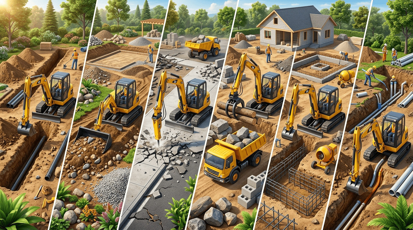 What can you do with a Mini Excavator