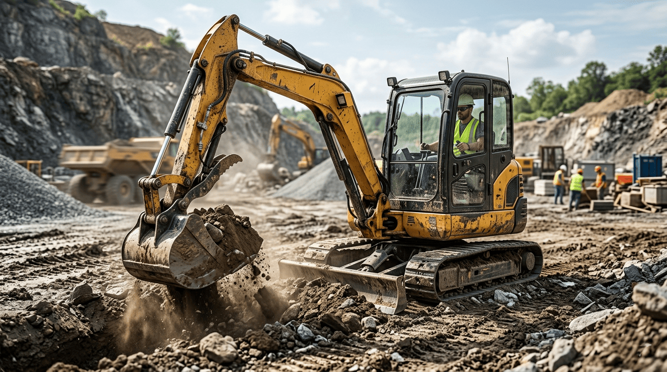 durable micro excavator
