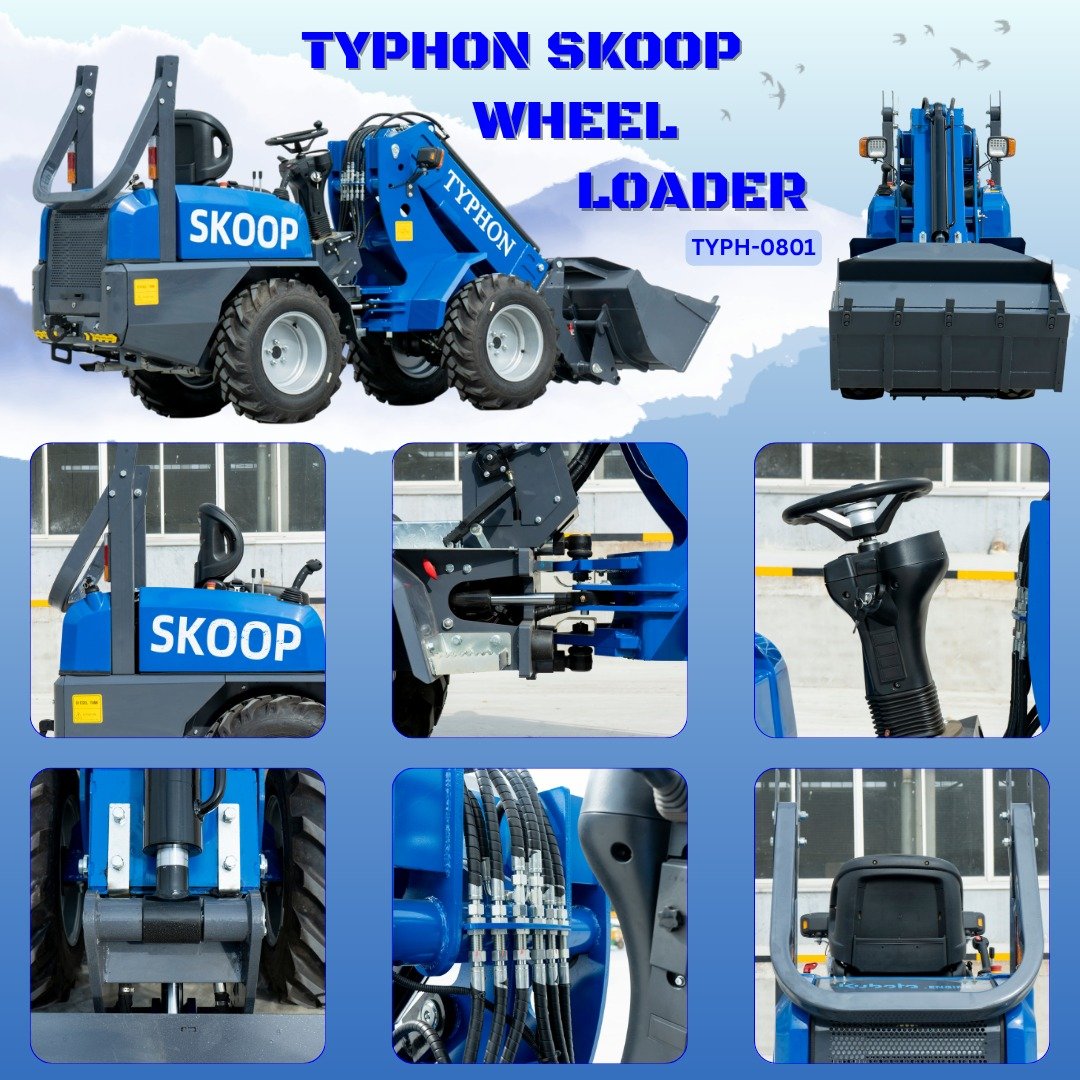 New TYPHON Telescopic Wheel Loader with Kubota D1105 engine 25 hp 1 ton Load USA 6 New TYPHON Telescopic Wheel Loader with Kubota D1105 engine 25 hp 1 ton Load USA - Image 6