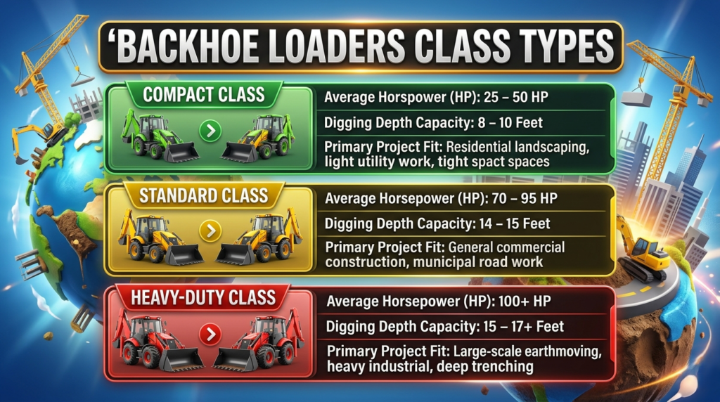 Searching for reliable Backhoe Loaders? Learn how to choose the best multi-terrain loaders! 1 Backhoe Loaders Class Types