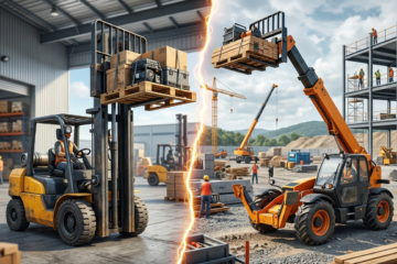 Forklift vs Telehandler: Which one is right for you? Compare features and benefits!