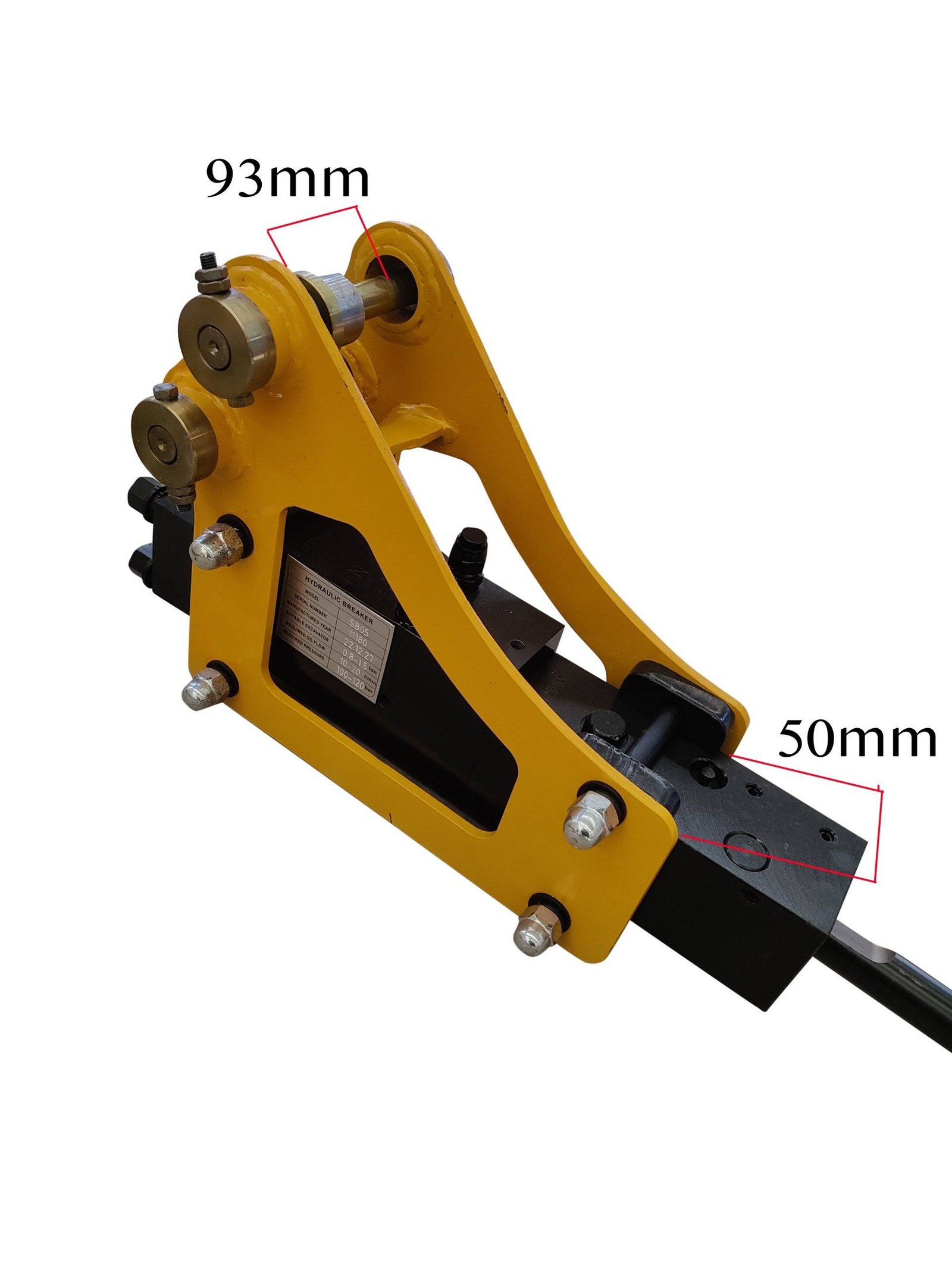 TYPHON Attachments Hydraulic Break Hammer Attachment for Mini Digger USA 5 TYPHON Attachments Hydraulic Break Hammer Attachment for Mini Digger USA - Image 5
