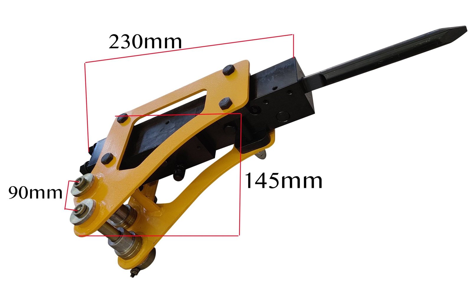 TYPHON Attachments Hydraulic Break Hammer Attachment for Mini Digger USA 7 TYPHON Attachments Hydraulic Break Hammer Attachment for Mini Digger USA - Image 7