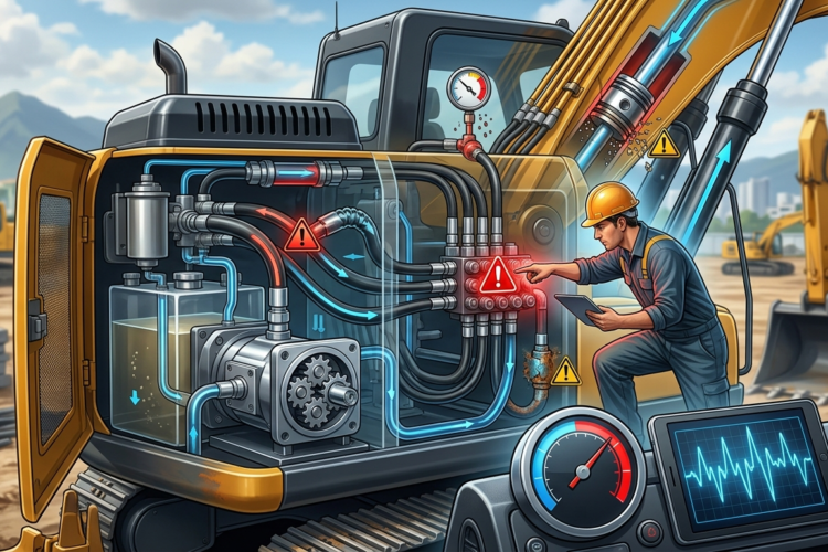 Hydraulic Systems in Heavy Machinery can break down. Discover key troubleshooting tips!