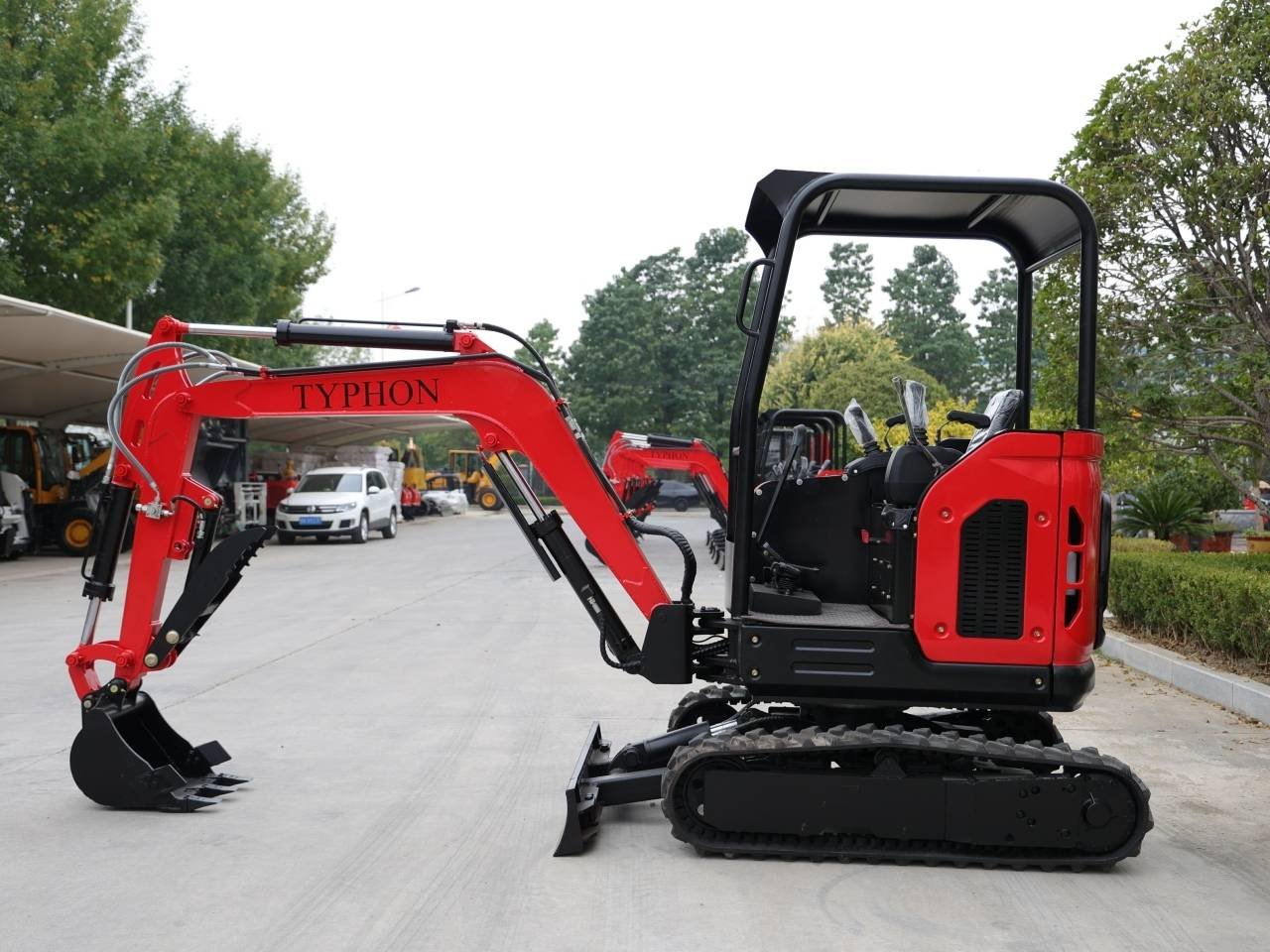 TYPHON TERROR X2 STORM Mini Excavator 2.5 Ton Diesel Perkins Engine USA 5 TYPHON TERROR X2 STORM Mini Excavator 2.5 Ton Diesel Perkins Engine USA - Image 5