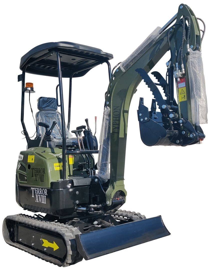 2025 4000 lb Typhon Terror XVIII Mini Excavator Rubber Track with Kubota Diesel Engine USA 3 2025 4000 lb Typhon Terror XVIII Mini Excavator Rubber Track with Kubota Diesel Engine USA - Image 3