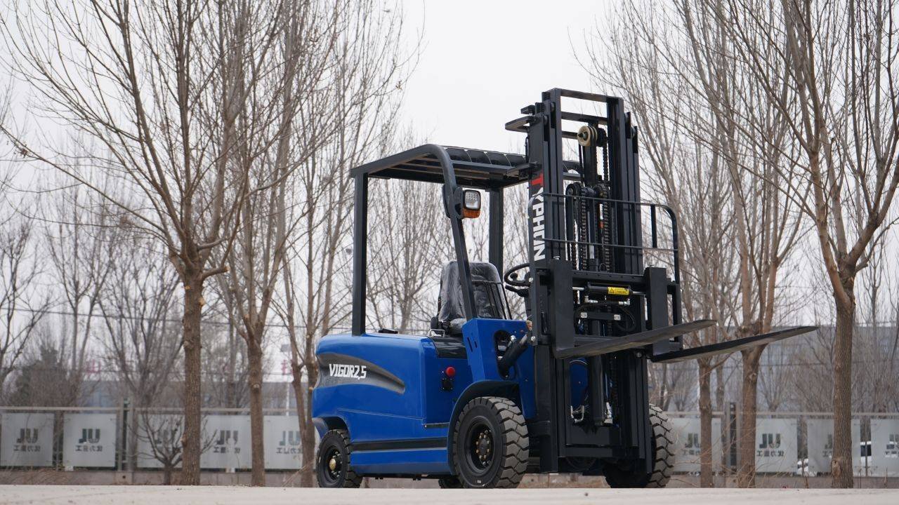New 2025 TYPHON VIGOR 2.5 Blue Electric Forklift 2.5 Ton Lifter Lift Truck Jitney Hi-Lo 3 New 2025 TYPHON VIGOR 2.5 Blue Electric Forklift 2.5 Ton Lifter Lift Truck Jitney Hi-Lo - Image 3