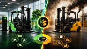 Electric vs Diesel Forklifts: Discover a complete TCO breakdown to find the best options! 4 Electric vs Diesel Forklifts: Discover a complete TCO breakdown to find the best options!