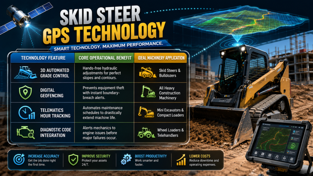 Skid Steer GPS Technology Table